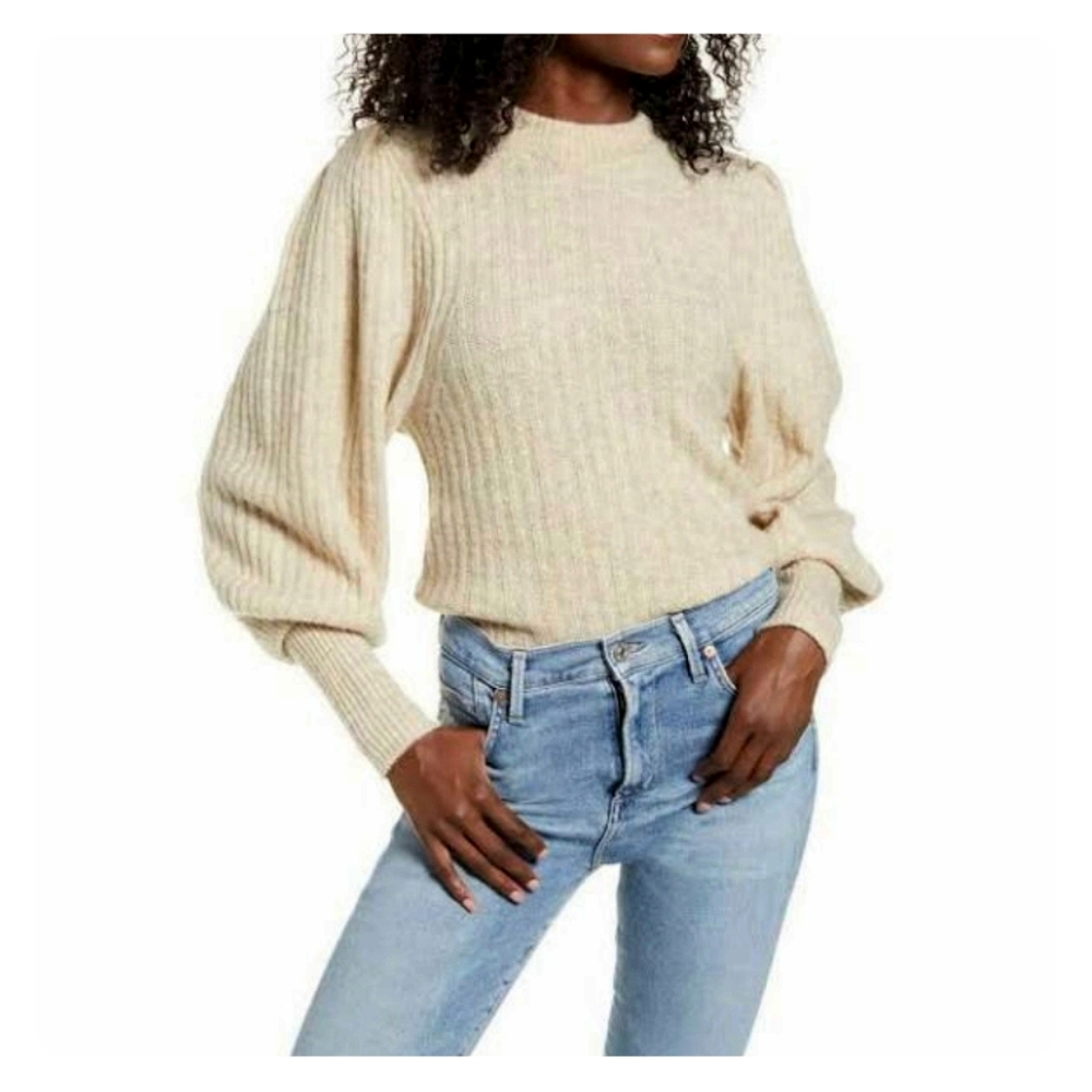 Leith Mock-Neck Sweater